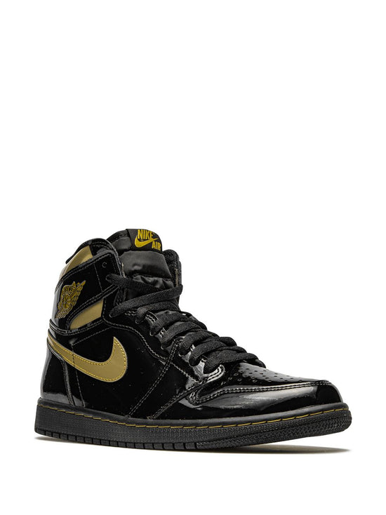 Air Jordan 1 High Black Metallic Gold